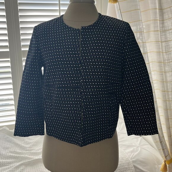 Merona Jackets & Blazers - Merona Blue & Cream Blazer Sz S/P